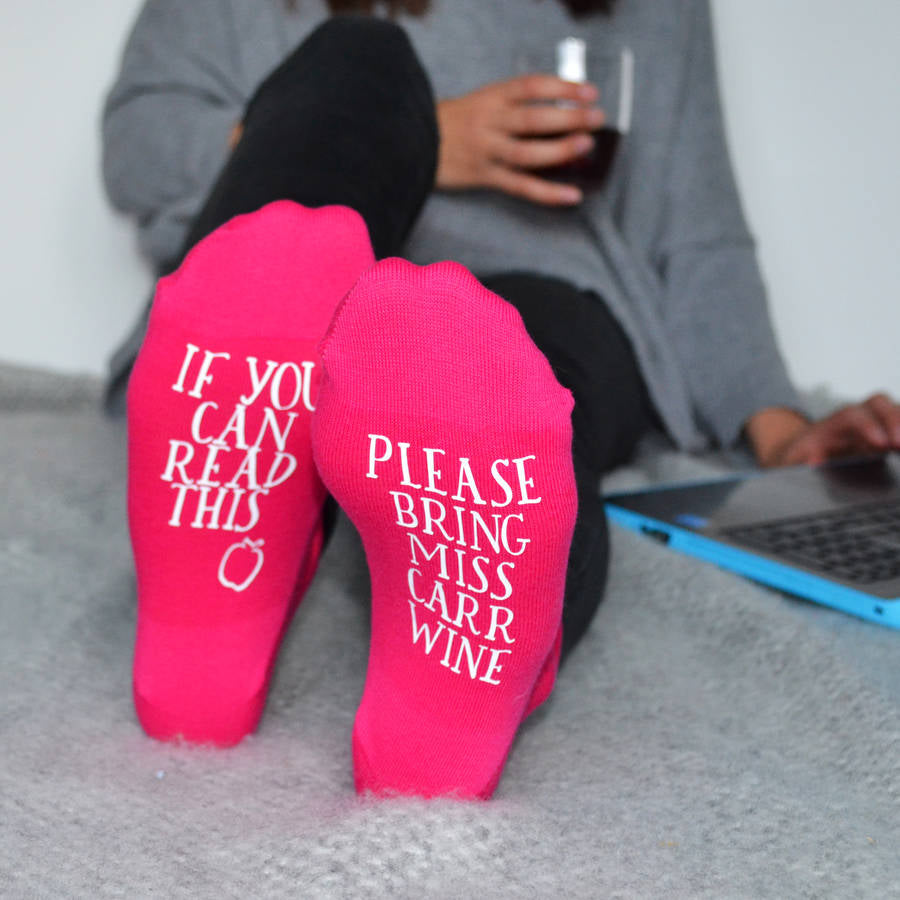 Custom Message Socks